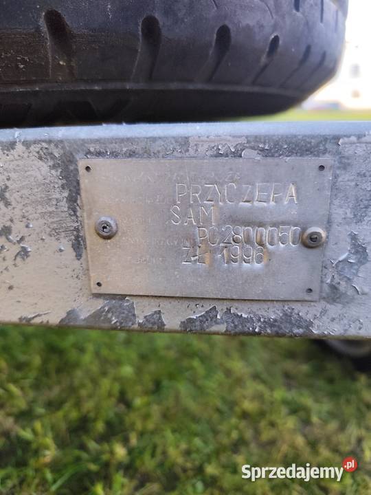 Laweta przyczepa ciężarowa 640x220 platforma wielkopolskie