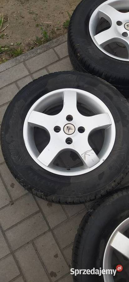 Alufelgi 4x108 15 opony letnie Kozienice sprzedam