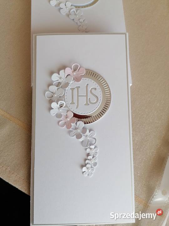 Kartka w pudełku komunia świata śląskie Strzebiń