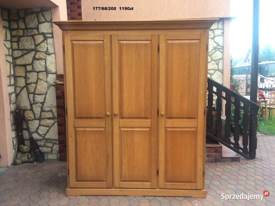 Ładna dębowa szafa jednodrzwiowameble Ślesin