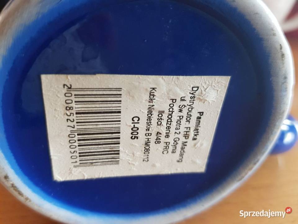 kubek porcelanowy ceramiczny wypalany dzieci