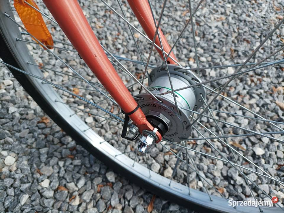 Rower damsko męski 26 koła LED oświetlenie3 Czerwonka-Gozdów