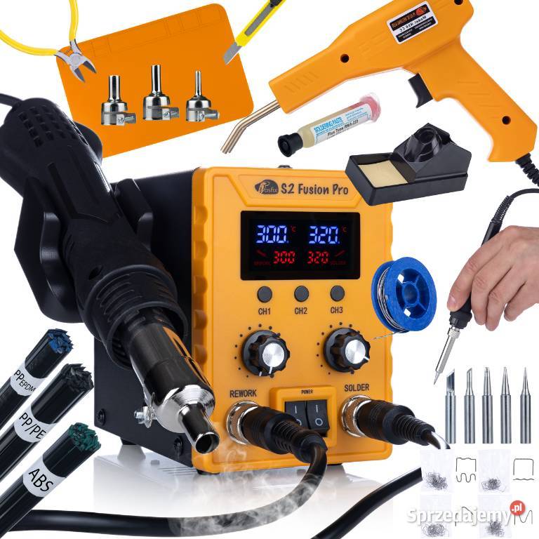 Zestaw Rosfix Fusion PRO S2 2w1 Hot Air 760W Lutownice