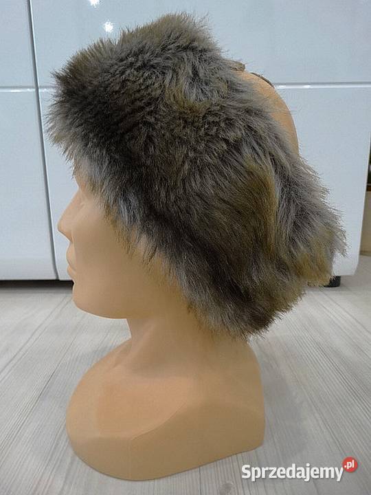 Opaska na Uszy Futrzana Zimowa Sztuczne Futerko