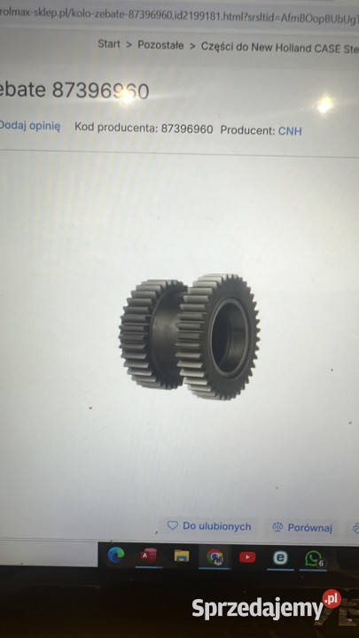 Koło zębate 3438z 87396960 holland case Jastrzębniki sprzedam