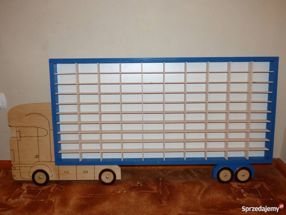 Półka na resoraki Hot Wheels itp na 100 ponad 20 Łąki Bratiańskie sprzedam