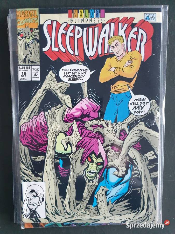 Sleepwalker zestaw 4 oryginalnych komiksów Gdynia