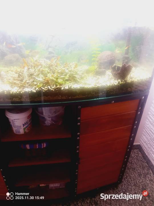 Akwarium szafka pompka zamiana prl Twardogóra