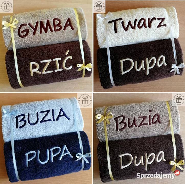 Ręcznik ze ZNAKIEM ZODIAKU imieniem PREZETN Toruń