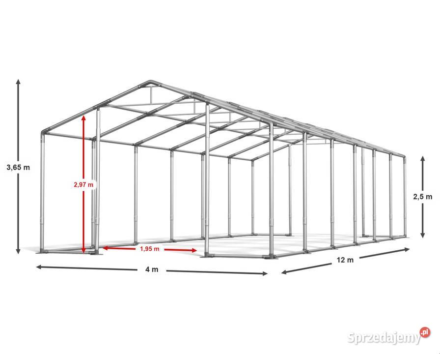 4x12x25m Namiot magazynowy zimowy długi z Magazynowanie łódzkie Łódź
