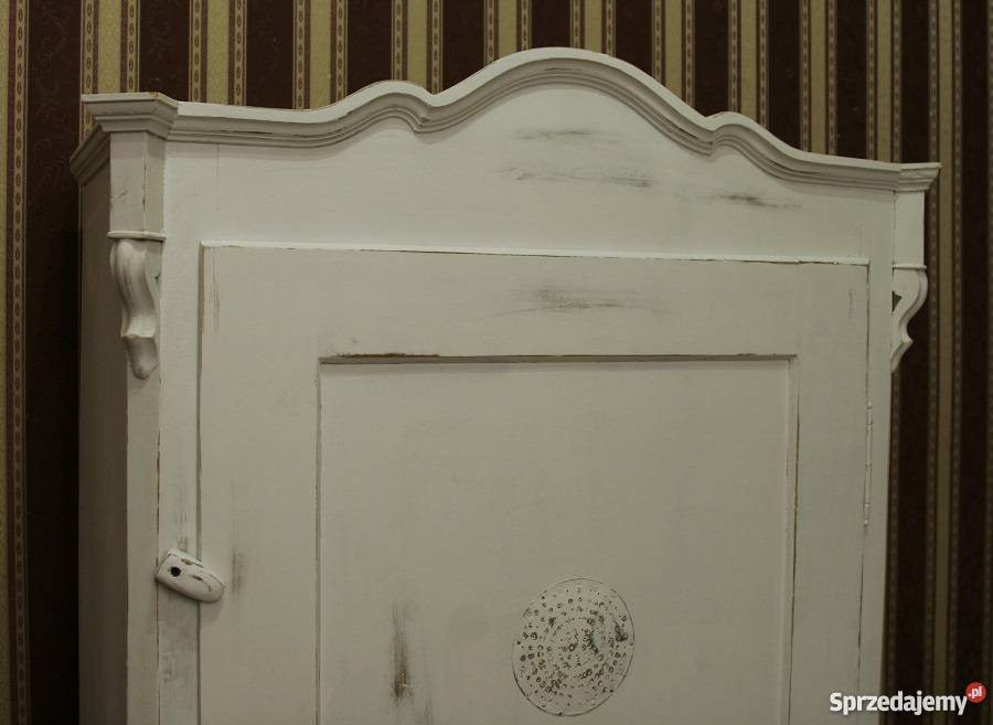 Ludwikowska Szafa Chlebowa Bielona VINTAGE Marki