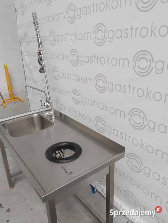 Stół ze zlewem i otworem na odpadki 120x60x85 Wrocław