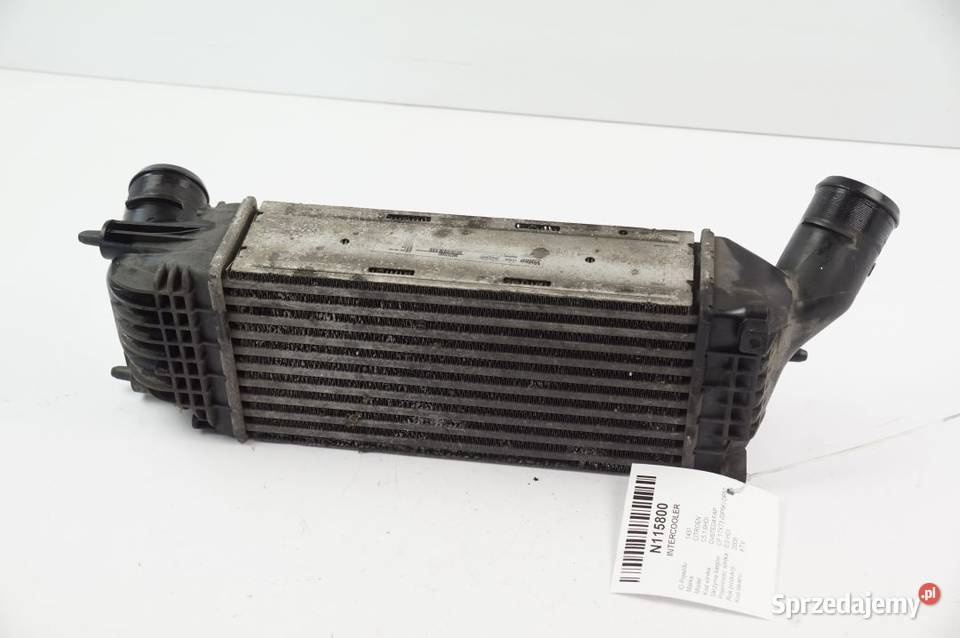 9657073480 C5 16HDI INTERCOOLER 2008 osobowe Części samochodowe kujawsko-pomorskie Lipno