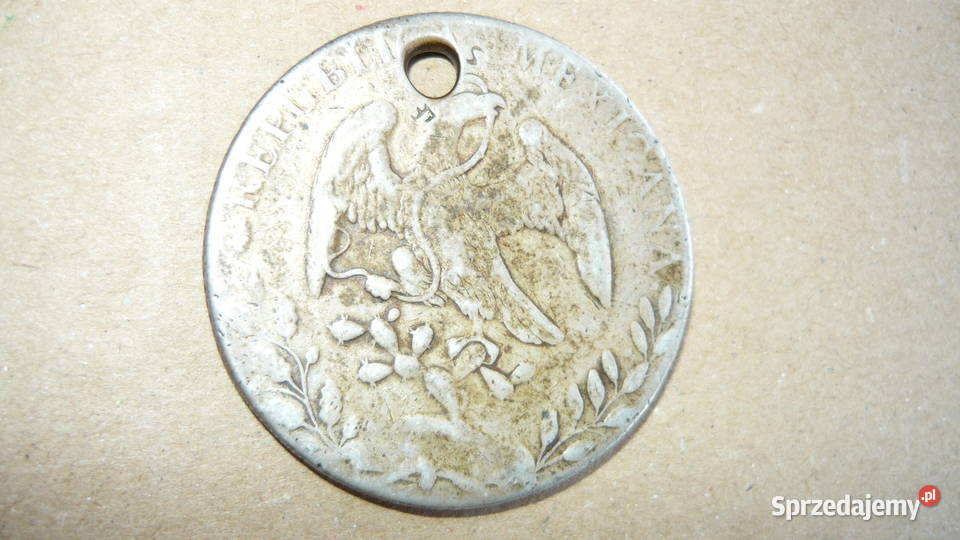 Srebro 8 reali Republica Mexicana Libertad