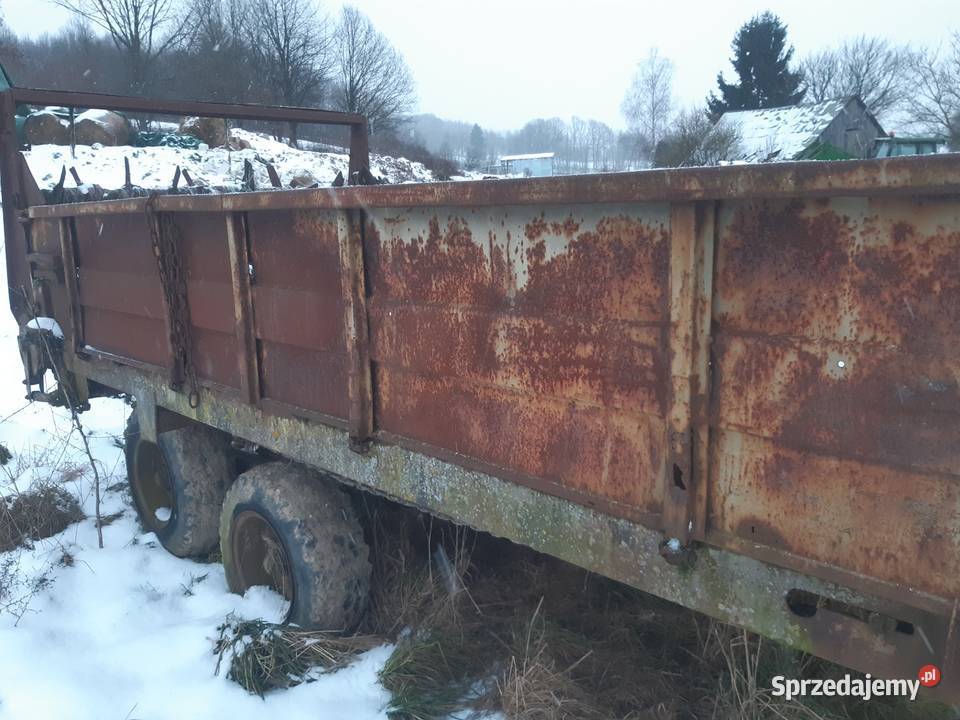 Rozrzutnik obornika tandem 6t warfama Wleń