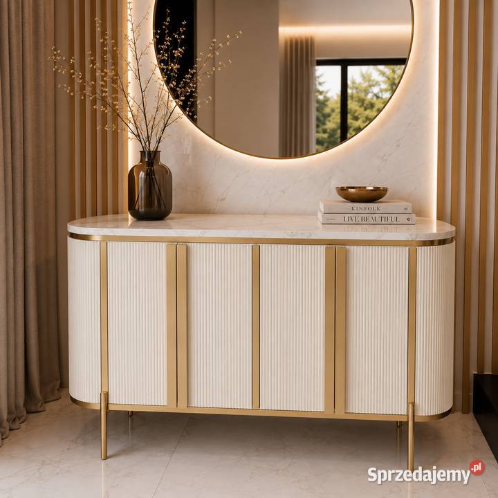 Komoda złota kremowa Omega Glamour Premium Golkowice sprzedam