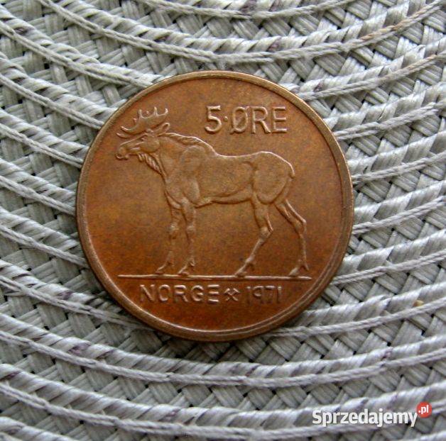 Norwegia 5 Ore 1971r Kalisz sprzedam