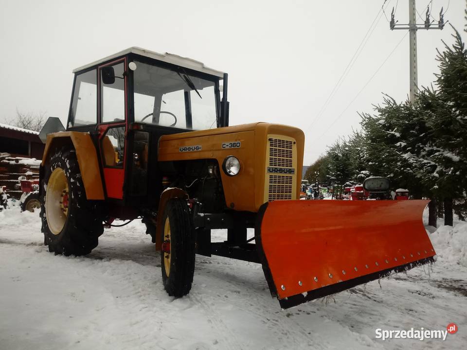 ZIMA ODŚNIEŻANIE akcja KOMUNALNY traktorek kujawsko-pomorskie Grudziądz