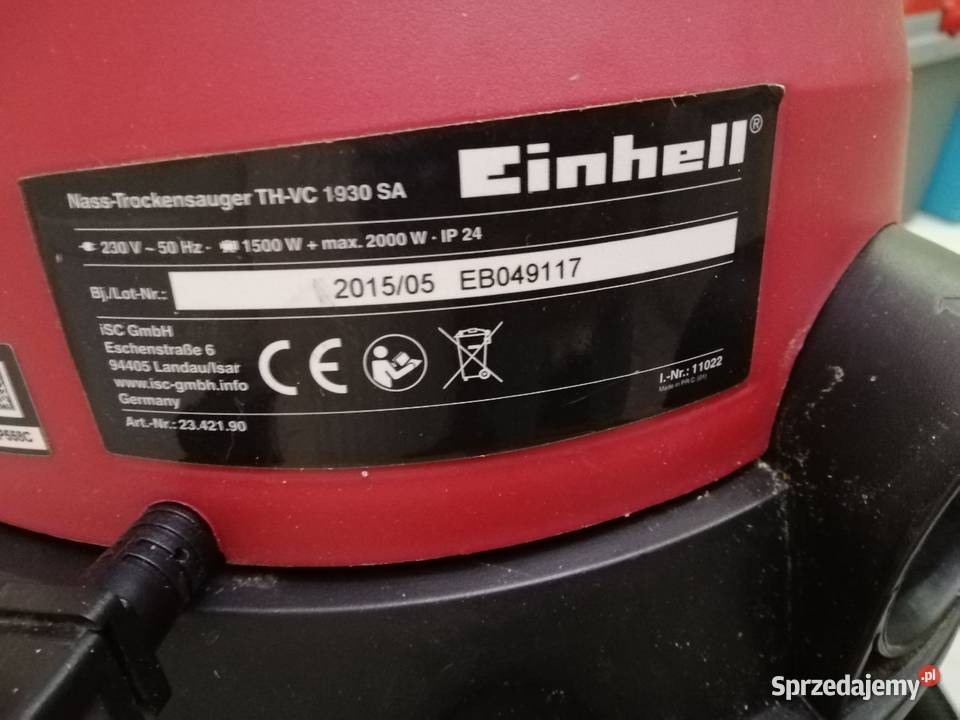 Odkurzacz warsztatowy na mokro i na sucho Nowy Tomyśl sprzedam