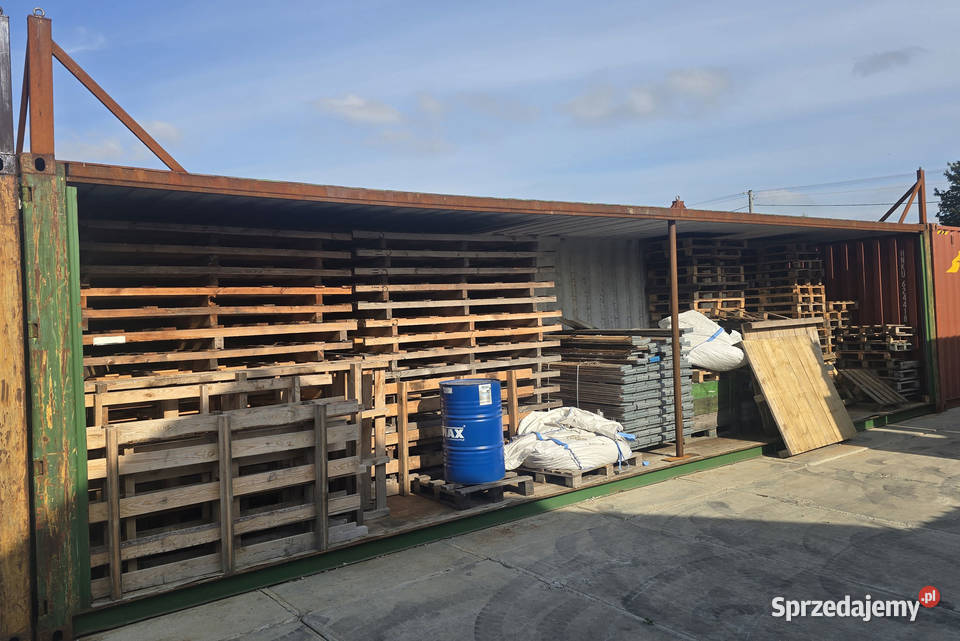Kontener morski 40HC wysoki 12x29m Magazyn Wiata Lubanie sprzedam