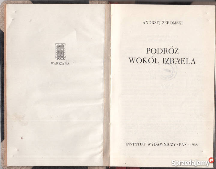 02412 PODRÓŻ WOKÓŁ IZRAELA ANDRZEJ ŻERPMSKI Czyrna