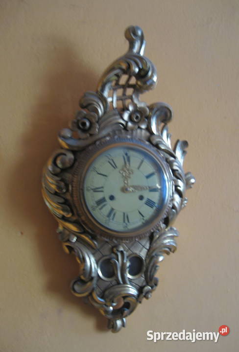 Stary Zegar Scienny Rokoko Zegary mazowieckie Warszawa