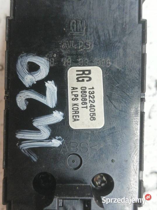PRZEŁĄCZNIK SZYB 13224056 Opel Vectra III Panele sterowania, przełączniki Panele sterowania, przełączniki