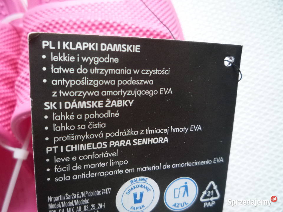 Nowe Go Active 38 Różowe klapki sportowe Szczecin