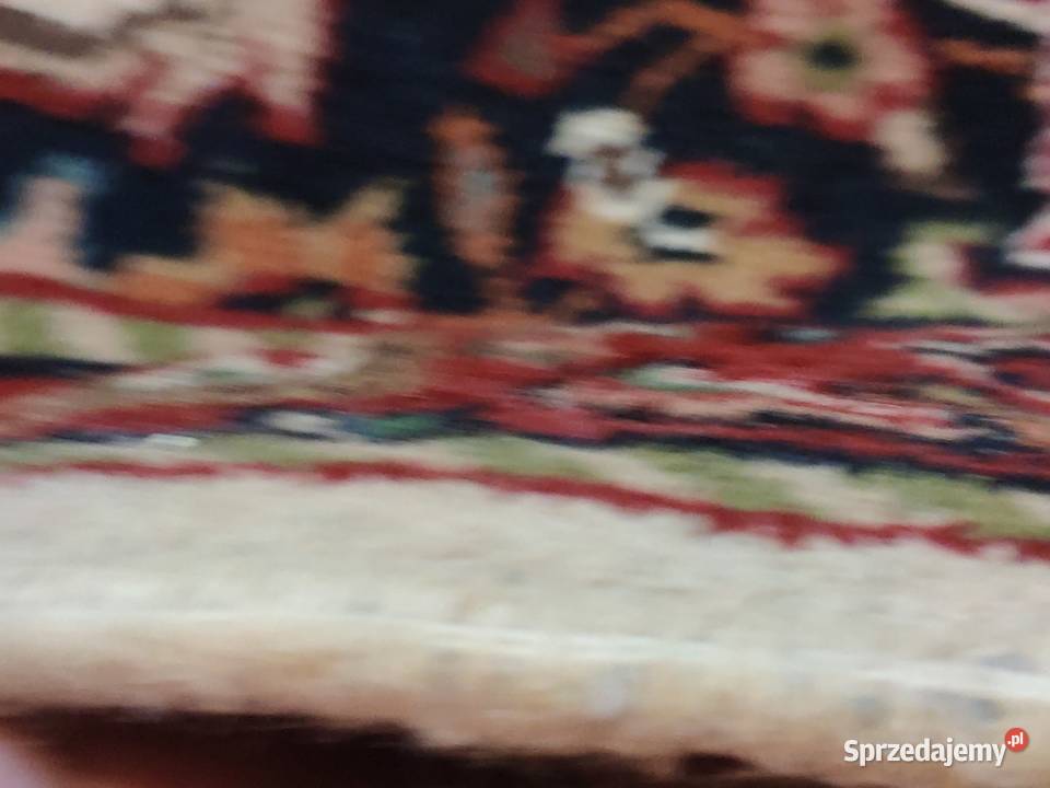 Wełniany ręcznie tkany perski dywan dywanik 93 X