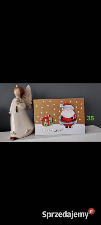 Kartka kartki świąteczne Boże Narodzenie 3 Kartki okolicznościowe Sosnowiec sprzedam