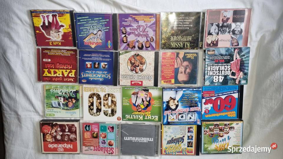 Płyty CD z Niemiec karton 35 Szlagiery Pop Warta