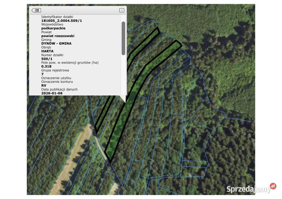 Syndyk sprzeda udział 112 w prawie własności 9393m2 Harta