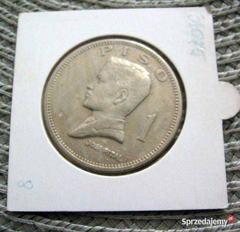 Filipiny 1 Piso 1974r Jose Rizal Numizmatyka Numizmatyka Kalisz sprzedam