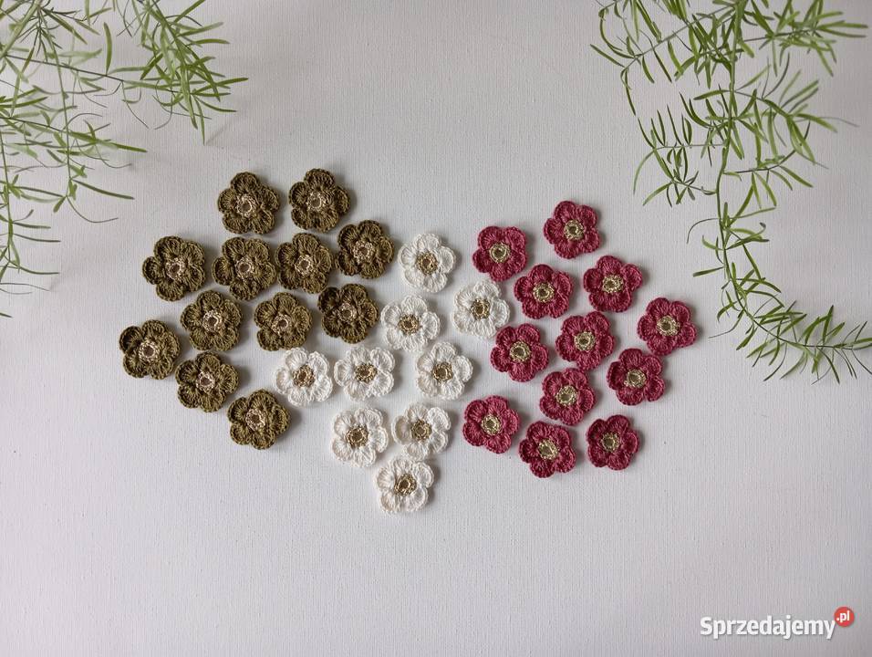 Szydełkowe kwiatuszki 3