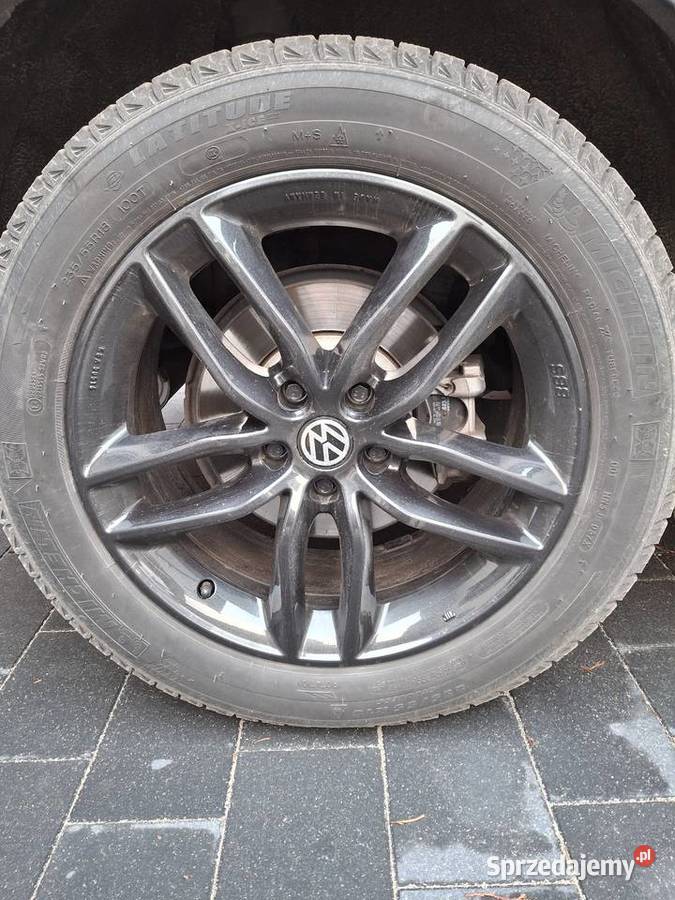 Koła zimowe 18 felgi 5x112 czarne 2355518 vw suv Mońki