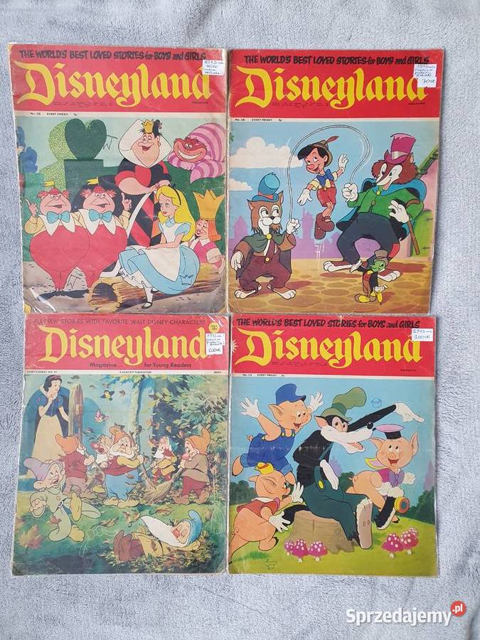 Disneyland 4 komiksy w języku angielskim lata Komiksy