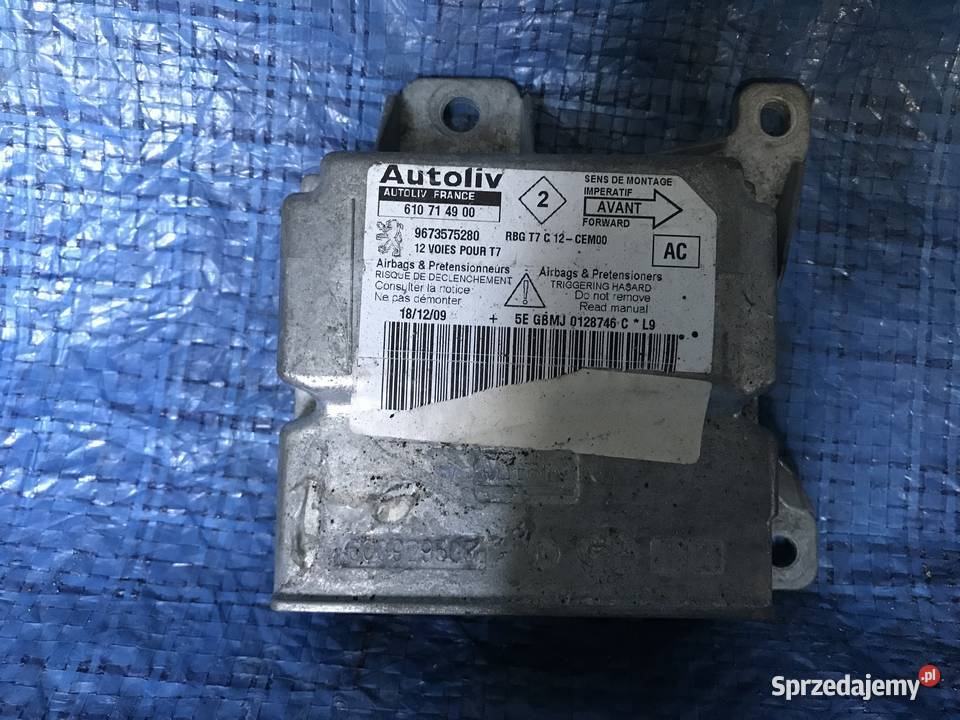 PEUGEOT 308 610714900 9673575280 MODUŁ SENSOR osobowe Komputery dolnośląskie Bolesławiec
