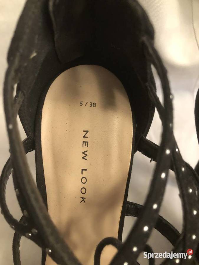 Buty szpilki czarne nobuk rozmiar 538 drugie New Look śląskie Jaworzno