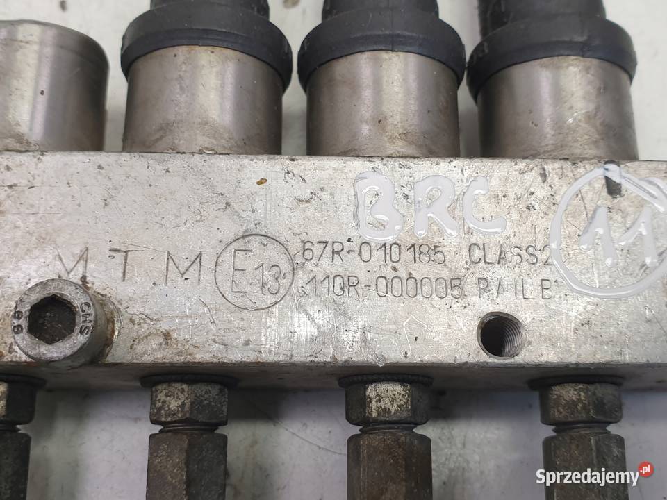 LISTWA WTRYSKOWA GAZU LPG MTM Wtryskiwacz 4 Cyl