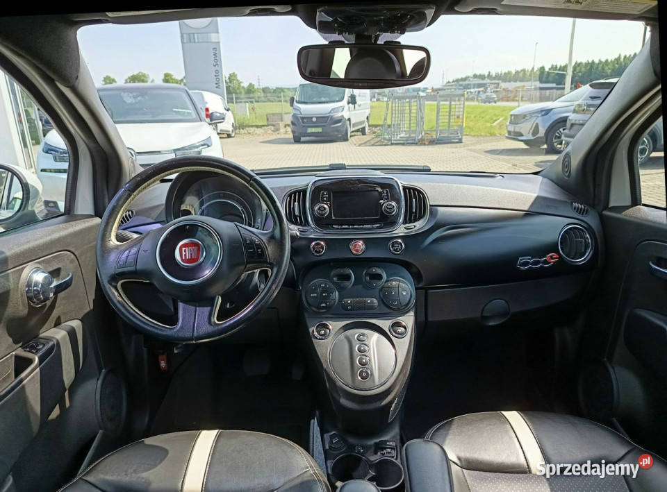 Fiat 500 113 Automat wyposażenie niski przebieg pełny VAT Nowy Sącz
