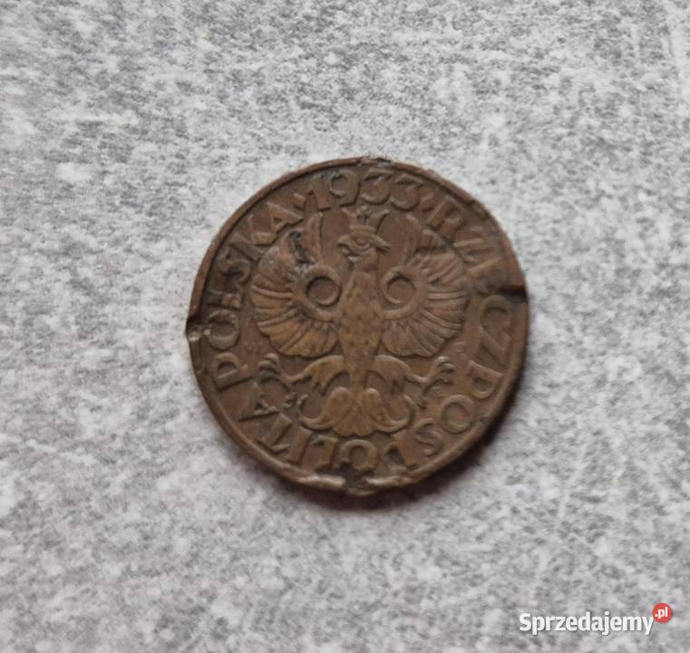 430 POLSKA II RP 2 Grosze 1933 r łódzkie Wola Kruszyńska