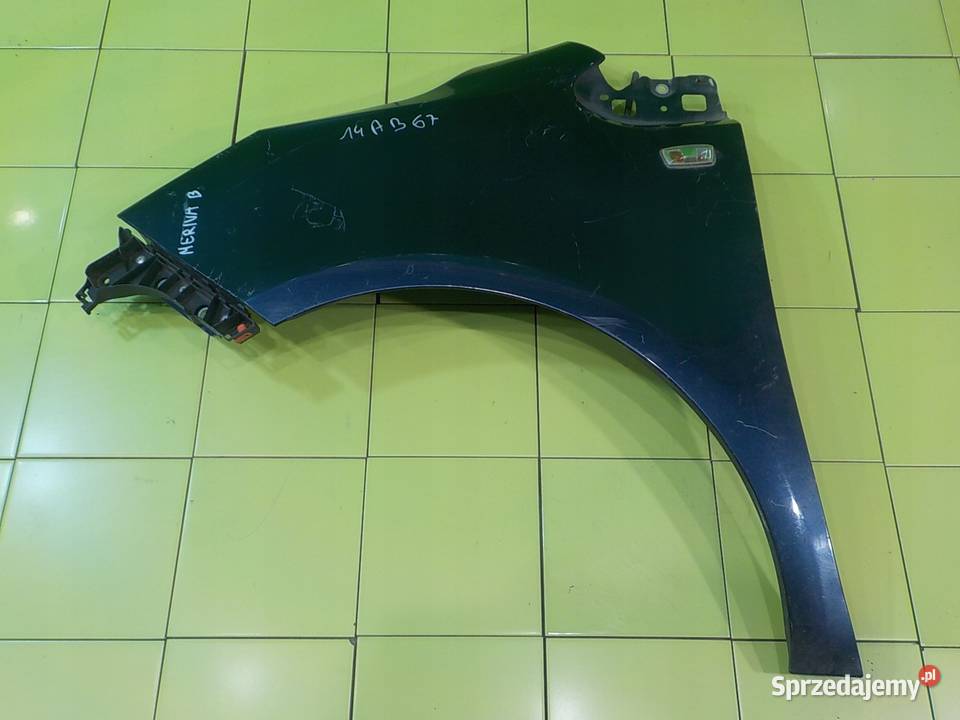 OPEL MERIVA B 17 CDTI 12r 5D blotnik lewy przod Suków