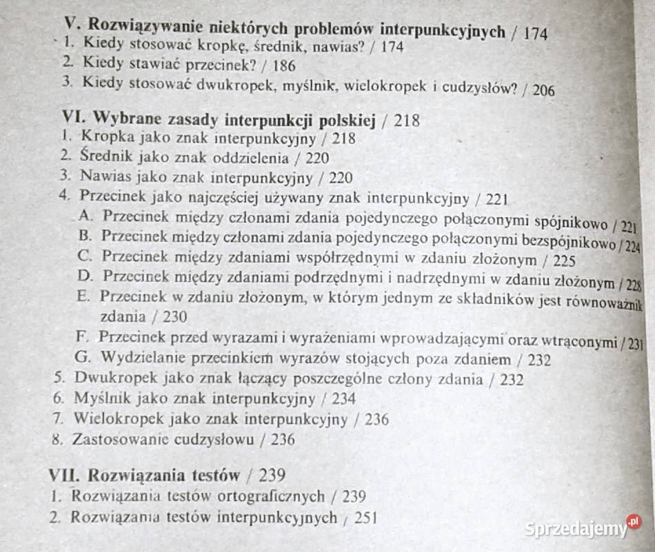 Ortografii i interpunkcji nauczę się sam Janina Chełm