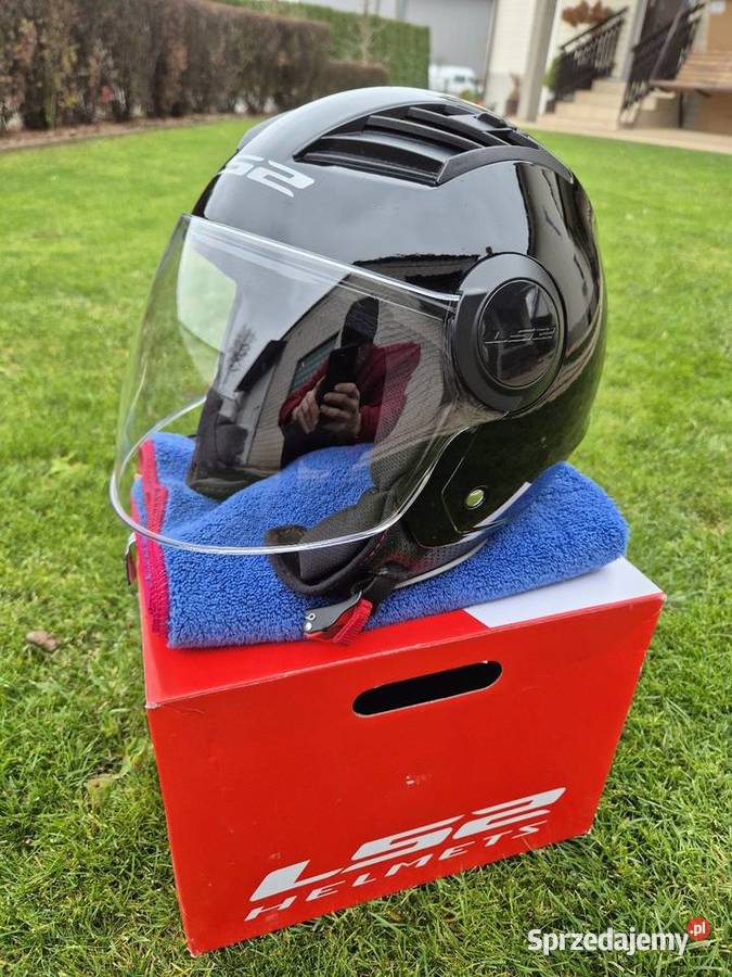 Kask motocyklowy na skuter LS2 r XL pokrowiec i Kaski i akcesoria Sobienie-Jeziory