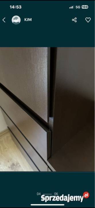 Komoda słupek Agata Meble Łódź