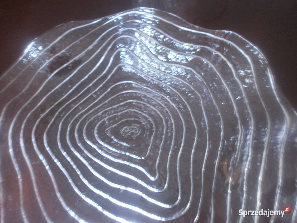 duży talerz deserowy falisty Zielona Góra
