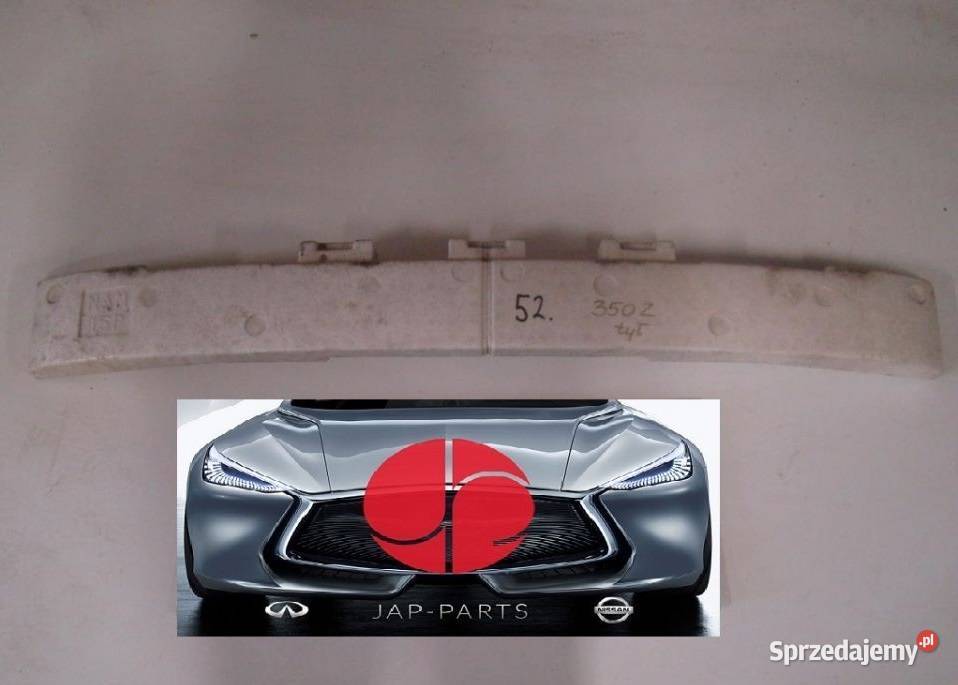 NISSAN 350 Z PIANKA ABSORBER ZDERZAKA TYŁ