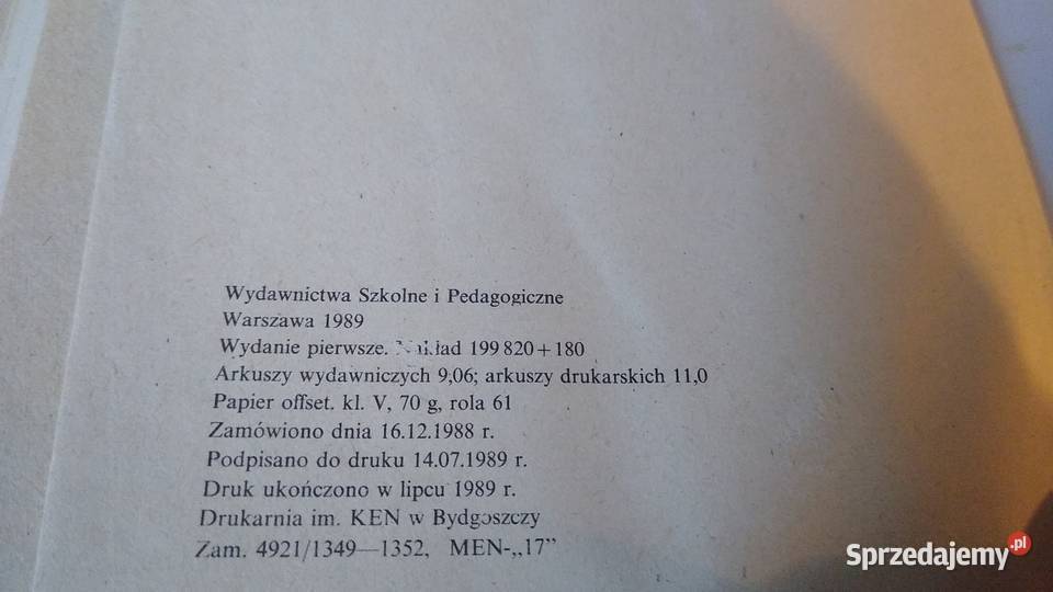 Zbiór zadań z fizyki klasy I 1 szkół średnich pomorskie Gdańsk sprzedam