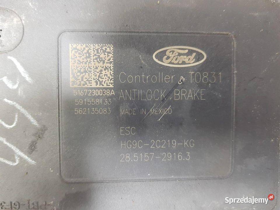 POMPA ABS HAMULCOWA FORD FUSION MK5 HG9C2C219 Lipno