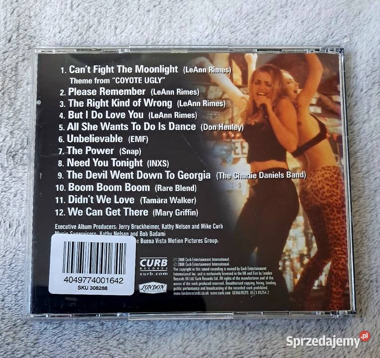 Coyote Ugly soundtrack CD muzyka do filmu filmowa Rybnik